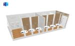 Waterproof prefabricated container house prices 20ft container toilet china