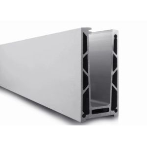 Anodized Aluminum Hand Railing U Channel Glass Alloy 6063 T5