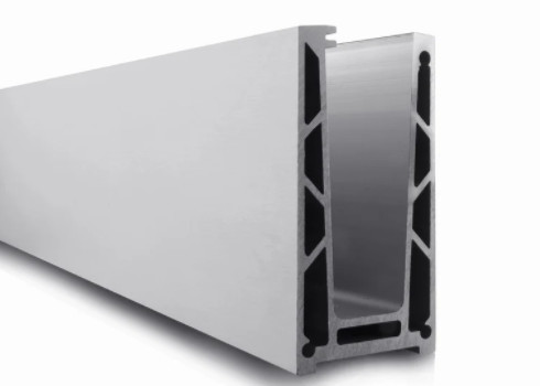 China Anodized Aluminum Hand Railing U Channel Glass Alloy 6063 T5 factory