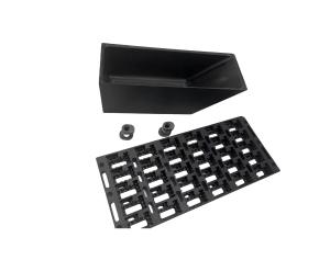 China Black Size Custom CNC Plastic Parts , Plastic CNC Machining Service factory