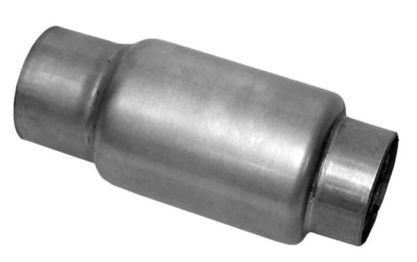 Race Bullet 3 Inch Exhaust Resonator SS304 Stainless Exhaust Resonator 6.5In