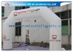 China White Inflatable Arch Rental Advertising Arch for Events / Activity factory