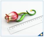 Handmade Pink Bud Flower Trinket Box Belt Hook Jewelry Box SCJ643