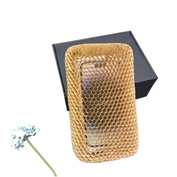 Degradable Honeycomb Paper Sleeve For Glass Bottle Cosmetic Packaging