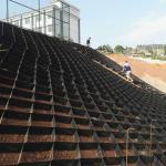 Plastic HDPE Geocell for Slope Protection in Black Color Hotel Ground Grid Geo