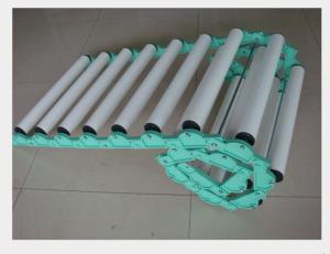 China Coated Industrial Rubber Rollers , Small Diameter Pvc Conveyor Rollers OEM factory