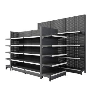 China 1350mm 4 Layer Industrial Metal Supermarket Shelf Rack For Storage 280KG 1.5mm Cold Rolled factory