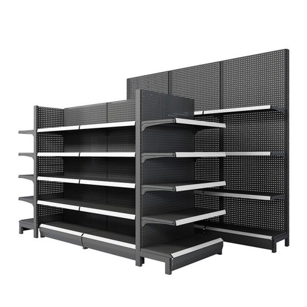 1350mm 4 Layer Industrial Metal Supermarket Shelf Rack For Storage 280KG 1.5mm