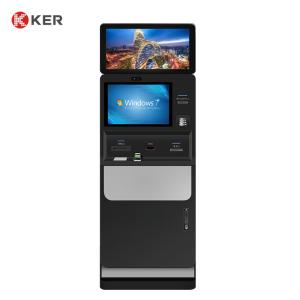 China 300cd/m2 19 Inch 23.6 Inch Dual Screen Hotel Self Check In Kiosk factory