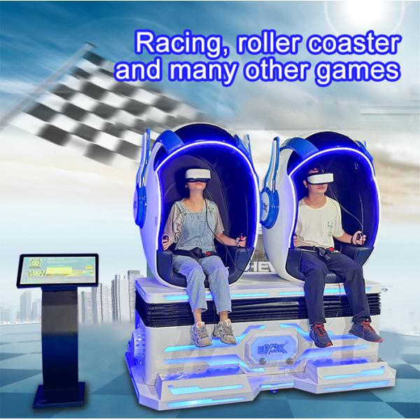 9D Vr Platform With 2 Seats Fiberglass 9d Vr Experience Chair Vr Seismic Platform