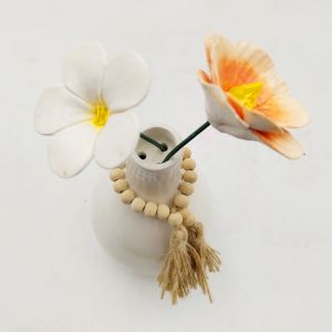 Custom Modern Table Ornament Ceramic Flower container Handmade Glaze And Matte