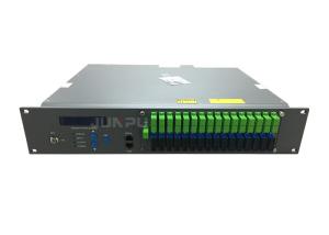 China 1550nm Gpon Catv Edfa Wdm Fiber Optic Amplifier 16dBm High Power 32 Port factory