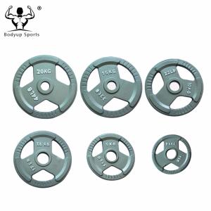 China Home And Gym 3 Grip Fitness Weight Plates For Building Your Strength Stability factory