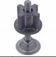 OD 43mm Foot Cup Aluminum Pipe Fittings AL-22 Zinc Alloy