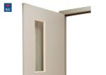 Philippine MDF Perlite Fire Rated Wood Doors With Glass