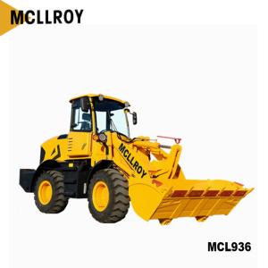 China 65kW Small Construction Hub Loaders , Heavy Equipment Loader 2000kg Rate Load factory