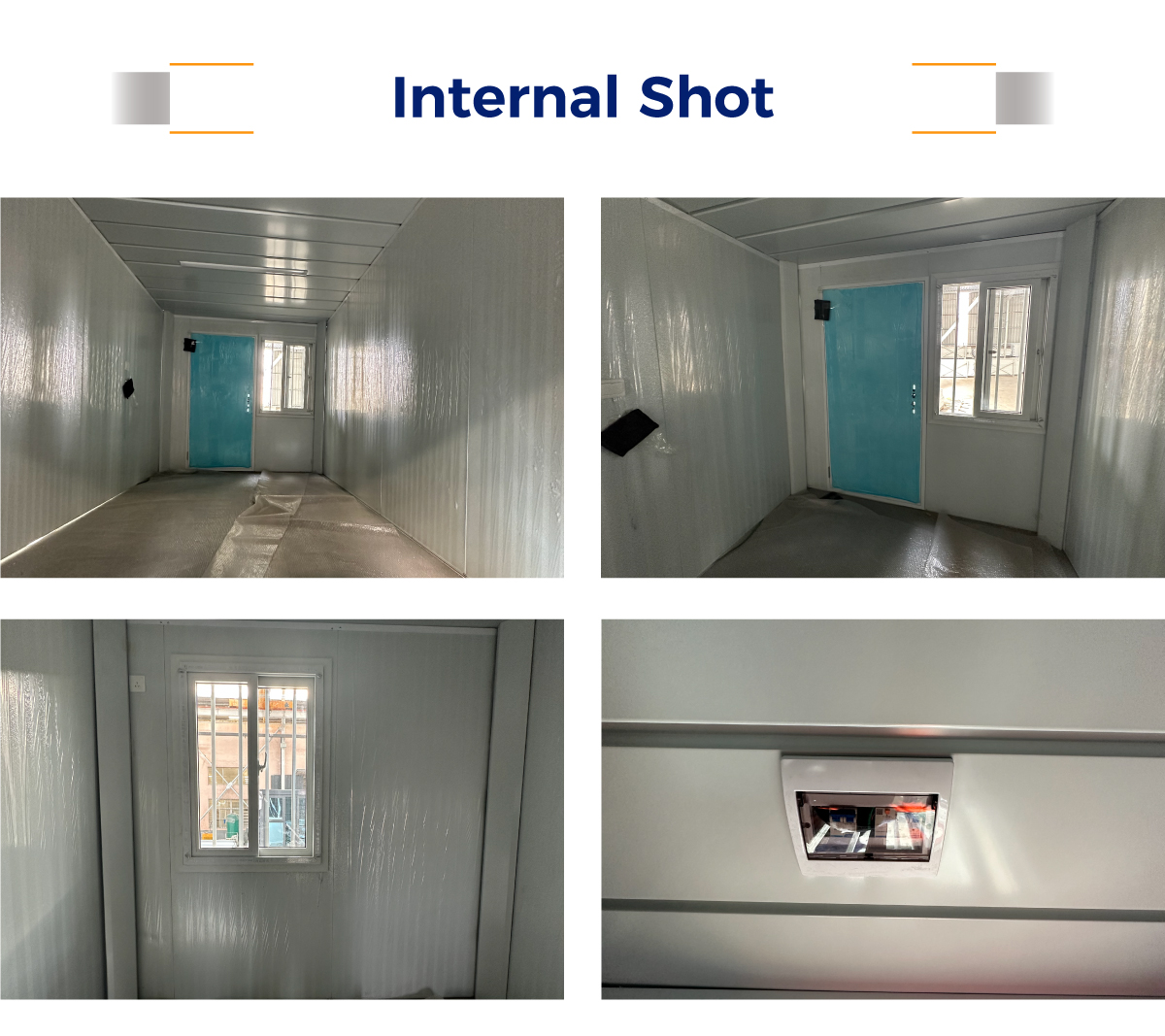 Security Door White or Customized Color House Containers Portable Container House Philippines Folding Container House
