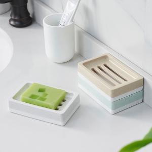 China Plastic Soap Holder Case Dish Stand For Shower Bathroom Kitchen Sinks factory