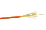 Yellow Simplex Fiber Optic Cable Single Mode Multimode PVC LSZH OFNP Jacket