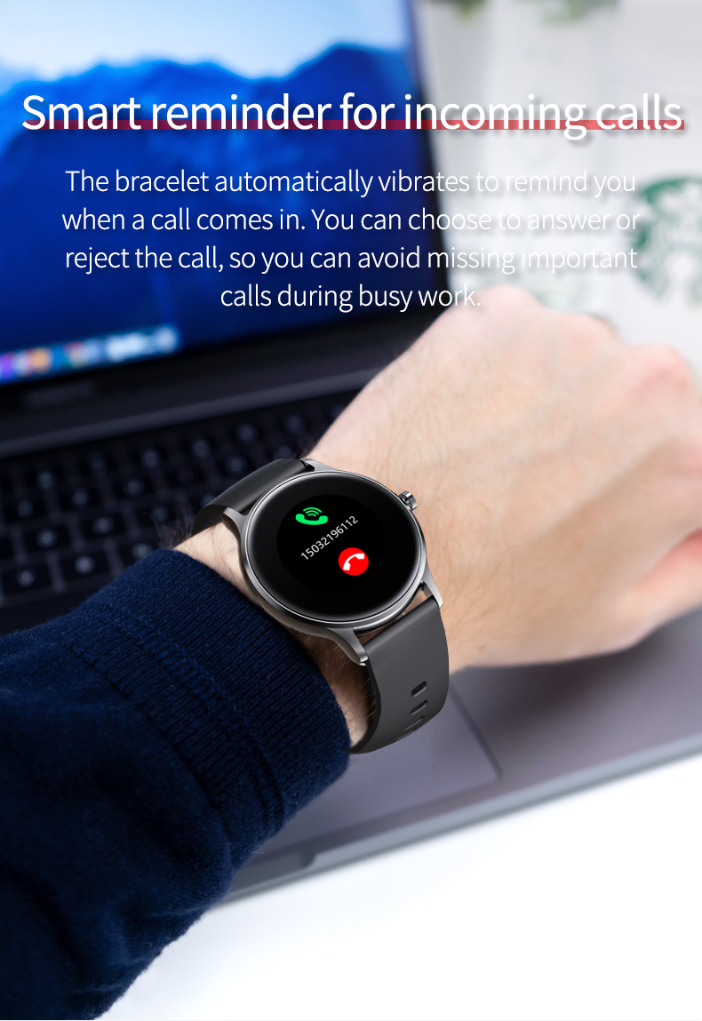 1.28inch IP67 Waterproof Smart Watch Sedentary Reminder Sleep Mode