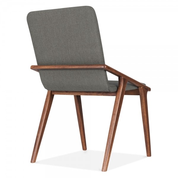 Classic design of fabric upholstered dining chair used for hotel rooms