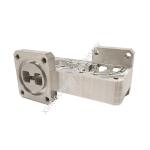 Grey Metal Custom Machined Parts Colorless Oxidation For Telecommunication