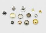 Copper / Iron Mushroom Metal Eyelets For Shoes Clothes Bag Leather Craft