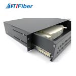 96 Core Fiber Optic Patch Panel LC UPC ODF Rack Mount Fiber Terminal Box