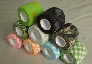 China Printed Self - adherent Elastic Bandage / Cohesive Flexible Bandage factory