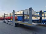 Self Dumping Double Deck Hauler Car Transport Truck Semi-Trailer With Air