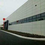 Glass Curtain Wall Modern Designed Metal Frame Showroom Shopping Mall
