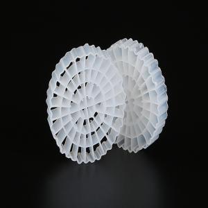 China Sewage Treatment Plastic Filter Media MBBR HDPE biomover large 1200 m2/m3 Surface Area IFAS equipment factory