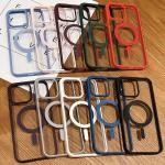Soft TPU Bumper Magnet Mobile Phone Cover Transparent Skin Friendly