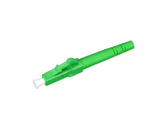LC APC Polish Single mode Fiber Optic Connectors 9 / 125 Simplex 0.9mm / 2.0mm