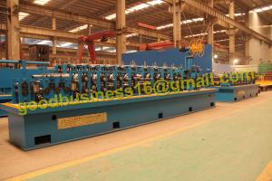 China HG20 HF Straight seam welded tube Mill line factory