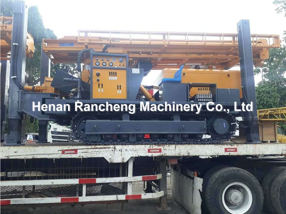 600m Deep Water Well Diesel Engine Drilling Rig RCF600C DTH Mining Crawler Mounted Machine