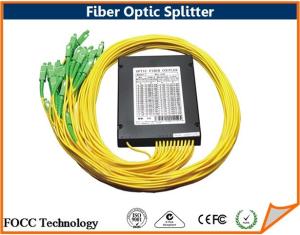 China PLC Fiber Optic Splitter Dual Window Singlemode Passive Optical Splitter Loss factory