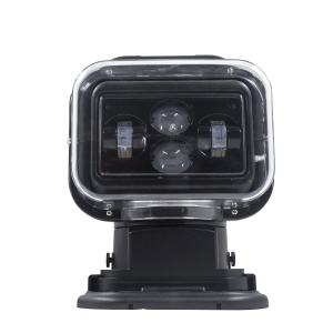 China Remote Control Work Fog Lamps, 60W Auto LED Search Spotlight with Car Cigarette Light factory