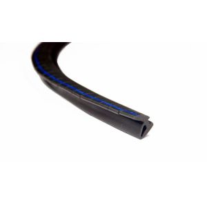 China EPDM Solid Rubber U Seals Co-extruded with Pre-cut Line Window And Door factory