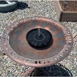 China 3W Solar Panel Kit Fountain Water Pump Floating In Outdoor Birdbath factory