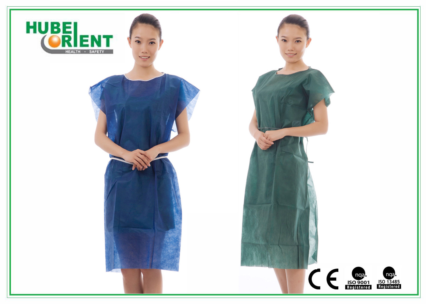 Laboratory Durable Disposable Dental Patient Gowns Bariatric Hospital Gowns Without Sleeves