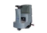 Airpot / Subway Station Ride On Floor Scrubber Dryer Compact Linetex Rubber