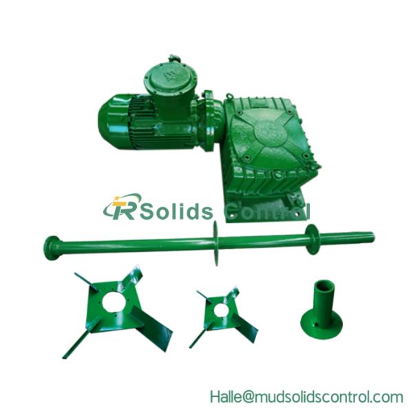 China Anti-Settlement Tank Agitator TRJQB15 Drilling Mud Agitator with Impeller Speed of 60/72r/min and Motor Power of 15kw factory