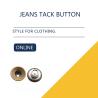 Buy cheap Antique Brass Custom / Inlaid Jeans Tack Shank Button / Leather Clothing Bulk from wholesalers