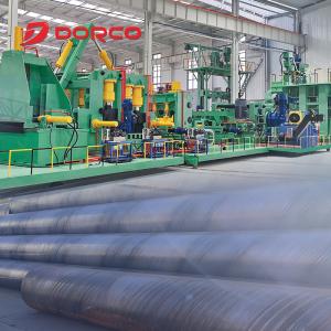 China 210KW Efficient Spiral Weld Pipe Mill Spiral Steel Tube Mill Manufacturers factory