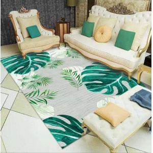 North Simple Style Geometric abstraction Living Room Floor Carpets