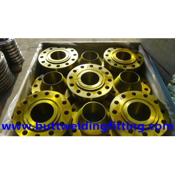 Cu-Ni 90-10 Forged Steel Flanges , 150#-2500# 1-60 Inch Copper Nickel Flanges