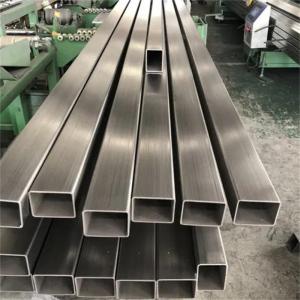 China ASTM TIG 201 Stainless Steel Square Tube 240G Polished With 1.0 Thickness factory