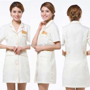 China Women'S Multi Pockets Nurse Medical Scrub Suit 65% Cotton Material factory