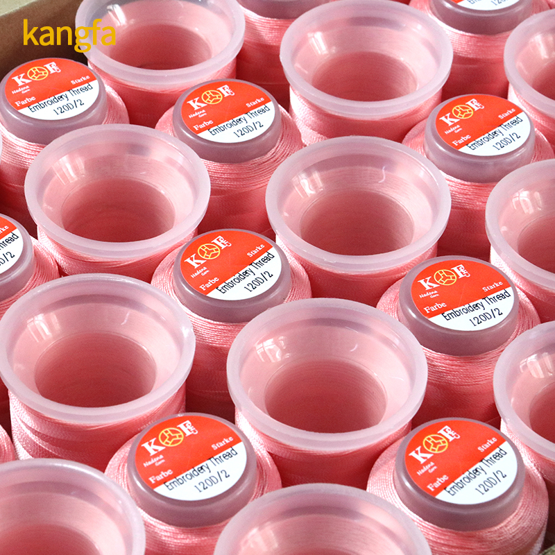 Small Cone Set of 40pcs 120D/2 Polyester Embroidery Thread 1000Y and OEM/ODM Accepted